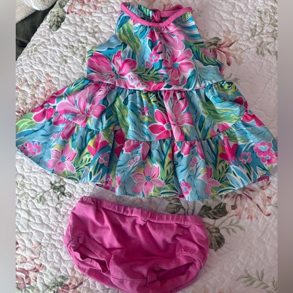 Ricrac & Ruffles Other - RicRac Floral Tiered Set 24m
